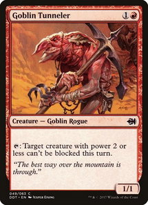 Goblin Tunneler - Duel Decks: Merfolk vs. Goblins (DDT) #49 - Common Magic: The Gathering Trading Card