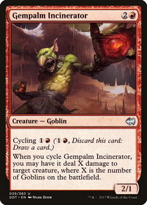 Gempalm Incinerator - Duel Decks: Merfolk vs. Goblins (DDT) #39 - Uncommon Magic: The Gathering Trading Card