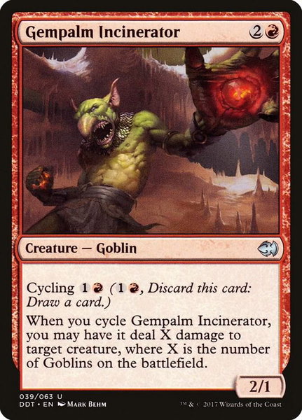 Gempalm Incinerator - Duel Decks: Merfolk vs. Goblins Magic: The Gathering trading card