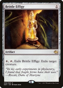 Brittle Effigy - Duel Decks: Merfolk vs. Goblins (DDT) #56 - Rare Magic: The Gathering Trading Card