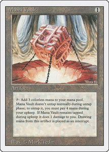 Mana Vault - Revised Edition (3ED) #null - Rare Magic: The Gathering Trading Card