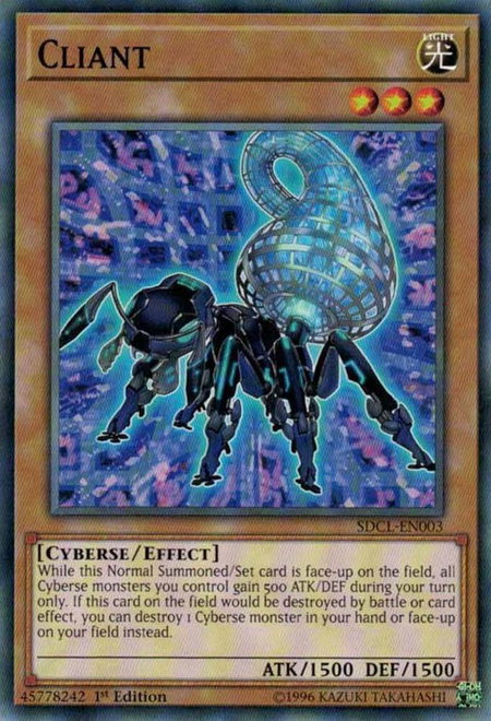 Cliant - Structure Deck: Cyberse Link YuGiOh trading card