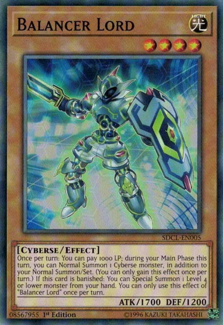 Balancer Lord - Structure Deck: Cyberse Link YuGiOh trading card