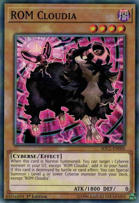 ROM Cloudia - Structure Deck: Cyberse Link YuGiOh trading card