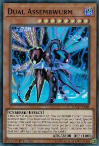 Dual Assembwurm - Structure Deck: Cyberse Link (SDCL) #SDCL-EN008 - Super Rare YuGiOh Trading Card