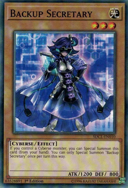 Backup Secretary - Structure Deck: Cyberse Link YuGiOh trading card