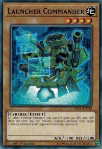 Launcher Commander - Structure Deck: Cyberse Link (SDCL) #SDCL-EN012 - Common / Short Print YuGiOh Trading Card