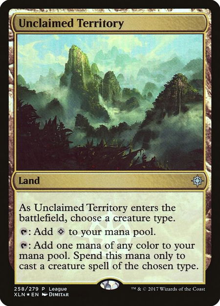 Unclaimed Territory - League Promos Magic: The Gathering trading card