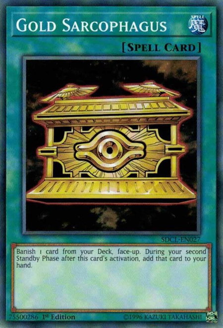 Gold Sarcophagus - Structure Deck: Cyberse Link YuGiOh trading card