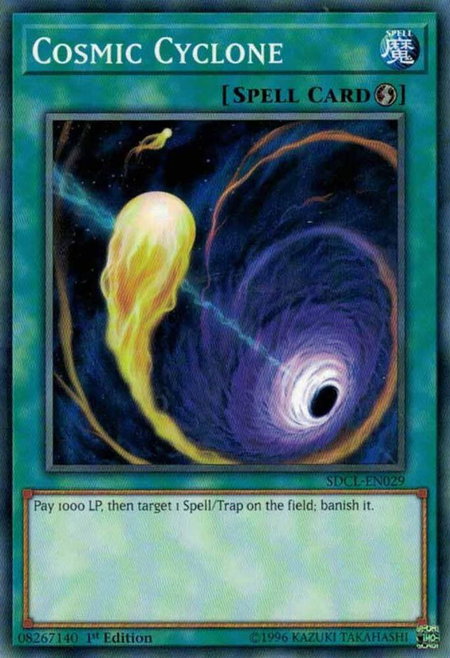 Cosmic Cyclone - Structure Deck: Cyberse Link YuGiOh trading card