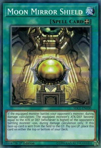 Moon Mirror Shield - Structure Deck: Cyberse Link (SDCL) #SDCL-EN030 - Common / Short Print YuGiOh Trading Card