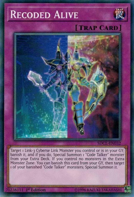 Recoded Alive - Structure Deck: Cyberse Link YuGiOh trading card