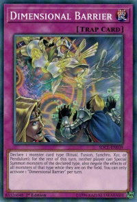Dimensional Barrier - Structure Deck: Cyberse Link (SDCL) #SDCL-EN039 - Common / Short Print YuGiOh Trading Card