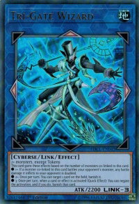 Tri-Gate Wizard - Structure Deck: Cyberse Link (SDCL) #SDCL-EN042 - Ultra Rare YuGiOh Trading Card