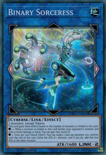 Binary Sorceress - Structure Deck: Cyberse Link YuGiOh trading card