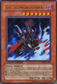 Gorz the Emissary of Darkness - Yu-Gi-Oh! R Manga Promo  #YR01-EN003 - Ultra Rare YuGiOh Trading Card