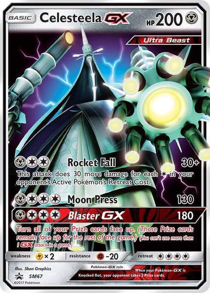 Celesteela GX - SM67 - SM Promos Pokémon trading card