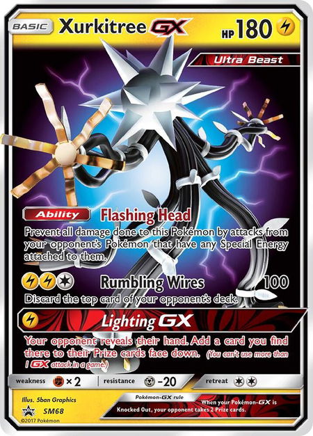 Xurkitree GX - SM68 - SM Promos Pokémon trading card