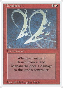 Manabarbs - Revised Edition (3ED) #null - Rare Magic: The Gathering Trading Card