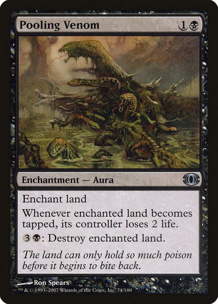 Pooling Venom - Future Sight Magic: The Gathering trading card