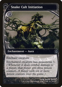 Snake Cult Initiation - Future Sight (FUT) #89 - Uncommon Magic: The Gathering Trading Card