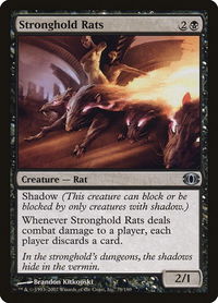 Stronghold Rats - Future Sight (FUT) #79 - Uncommon Magic: The Gathering Trading Card