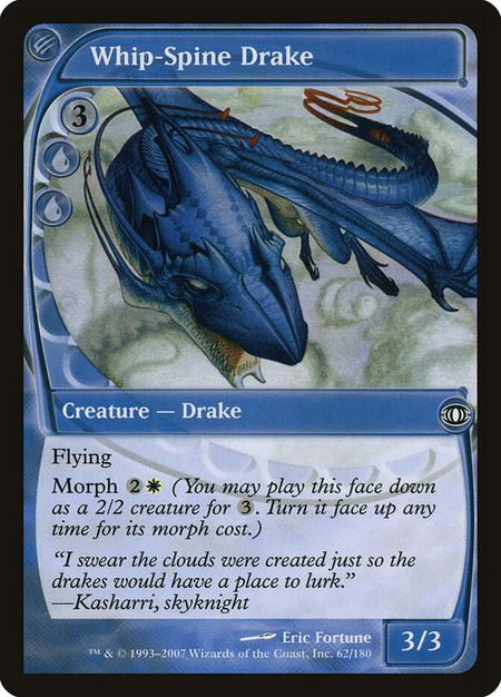 Whip-Spine Drake - Future Sight Magic: The Gathering trading card