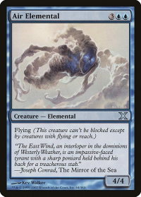 Air Elemental - 10th Edition (10E) #64 - Uncommon Magic: The Gathering Trading Card
