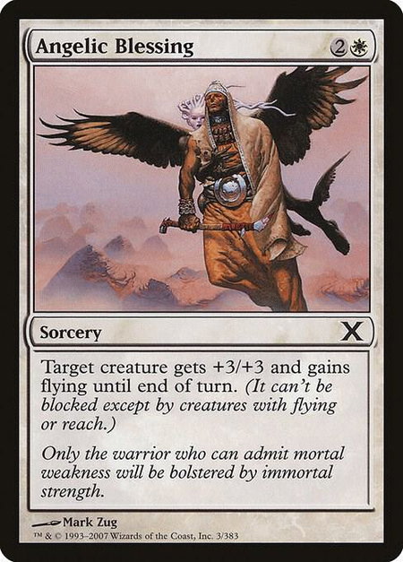 Angelic Blessing - 10th Edition Magic: The Gathering trading card