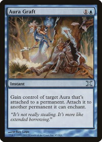 Aura Graft - 10th Edition (10E) #67 - Uncommon Magic: The Gathering Trading Card