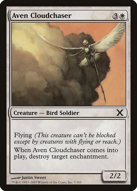 Aven Cloudchaser - 10th Edition Magic: The Gathering trading card