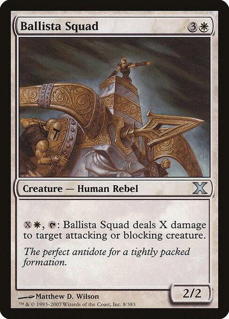 Ballista Squad - 10th Edition Magic: The Gathering trading card