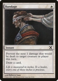 Bandage - 10th Edition (10E) #9 - Common Magic: The Gathering Trading Card