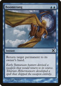 Boomerang - 10th Edition (10E) #70 - Common Magic: The Gathering Trading Card