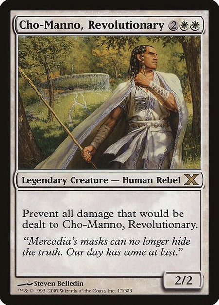 Cho-Manno, Revolutionary - 10th Edition Magic: The Gathering trading card