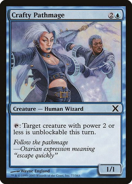 Crafty Pathmage - 10th Edition Magic: The Gathering trading card