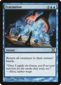 Evacuation - 10th Edition (10E) #83 - Rare Magic: The Gathering Trading Card