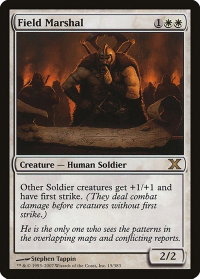 Field Marshal - 10th Edition (10E) #15 - Rare Magic: The Gathering Trading Card