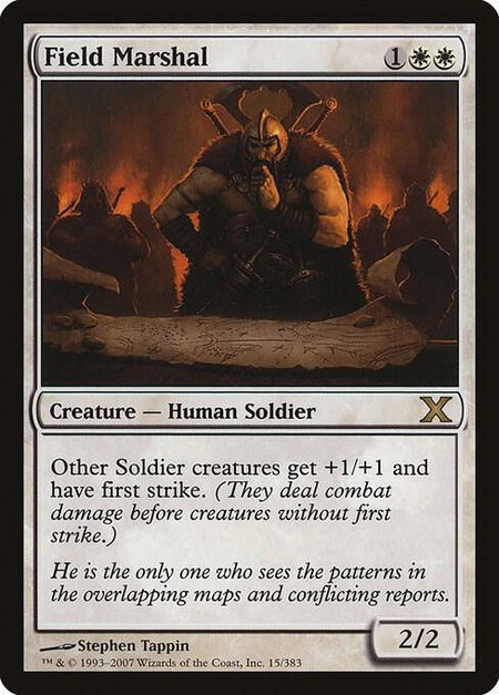 Field Marshal - 10th Edition Magic: The Gathering trading card