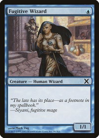 Fugitive Wizard - 10th Edition (10E) #86 - Common Magic: The Gathering Trading Card
