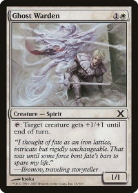 Ghost Warden - 10th Edition (10E) #16 - Common Magic: The Gathering Trading Card