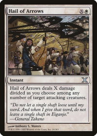 Hail of Arrows - 10th Edition (10E) #18 - Uncommon Magic: The Gathering Trading Card