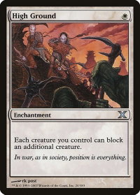 High Ground - 10th Edition (10E) #20 - Uncommon Magic: The Gathering Trading Card