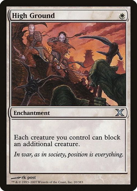 High Ground - 10th Edition Magic: The Gathering trading card