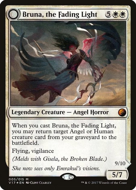 Bruna, the Fading Light trading card from From the Vault: Transform Bruna, the Fading Light - From the Vault: Transform Magic: The Gathering trading card
