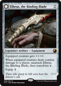 Elbrus, the Binding Blade - From the Vault: Transform (V17) #8 - Mythic Rare Magic: The Gathering Trading Card