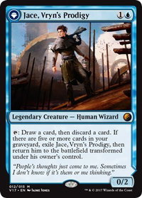 Jace, Vryn's Prodigy - From the Vault: Transform (V17) #12 - Mythic Rare Magic: The Gathering Trading Card