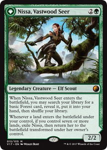 Nissa, Vastwood Seer - From the Vault: Transform (V17) #15 - Mythic Rare Magic: The Gathering Trading Card
