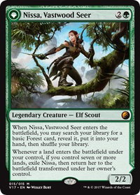 Nissa, Vastwood Seer - From the Vault: Transform (V17) #15 - Mythic Rare Magic: The Gathering Trading Card