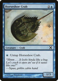 Horseshoe Crab - 10th Edition (10E) #87 - Common Magic: The Gathering Trading Card